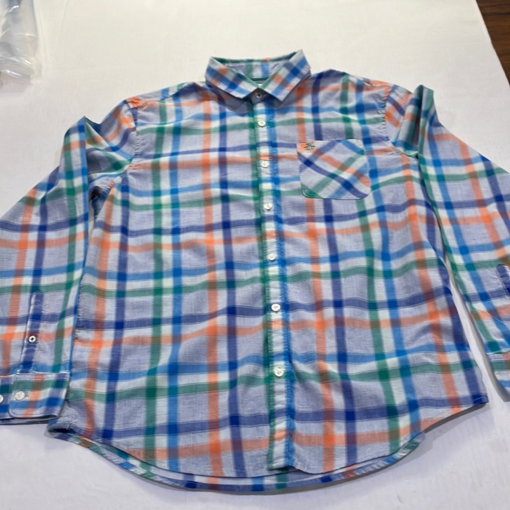Men’s penguin size large long sleeve button down shirt